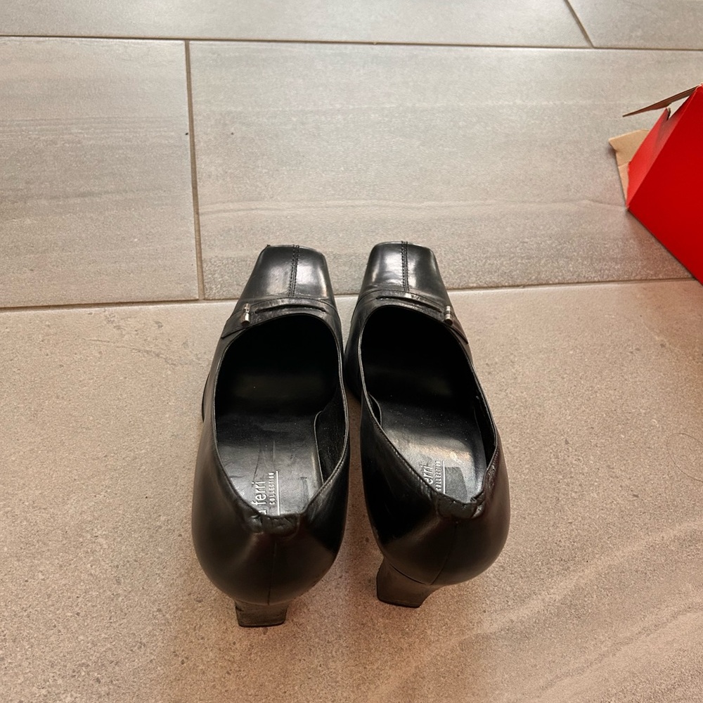 Luca Ferri Vintage Square Toed Heels